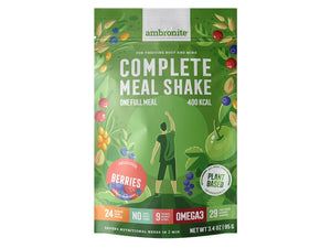 Ambronite Complete Meal Shake Full Meal Pouch, Berries Flavor