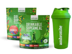 Complete Meal Shake Original and Berries Flavors and Shaker