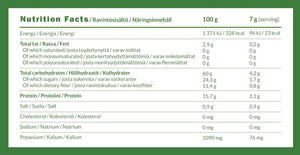 AmbroGreens Nutrition Facts