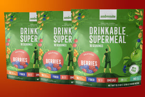 Ambronite Supermeal - 3 x 1600 kcal Bundle, Berries, 10% Off